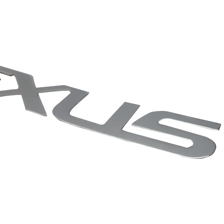 Customized Metal OEM Manufacturer Stainless Steel Nameplate for Automobiles auto parts accessories