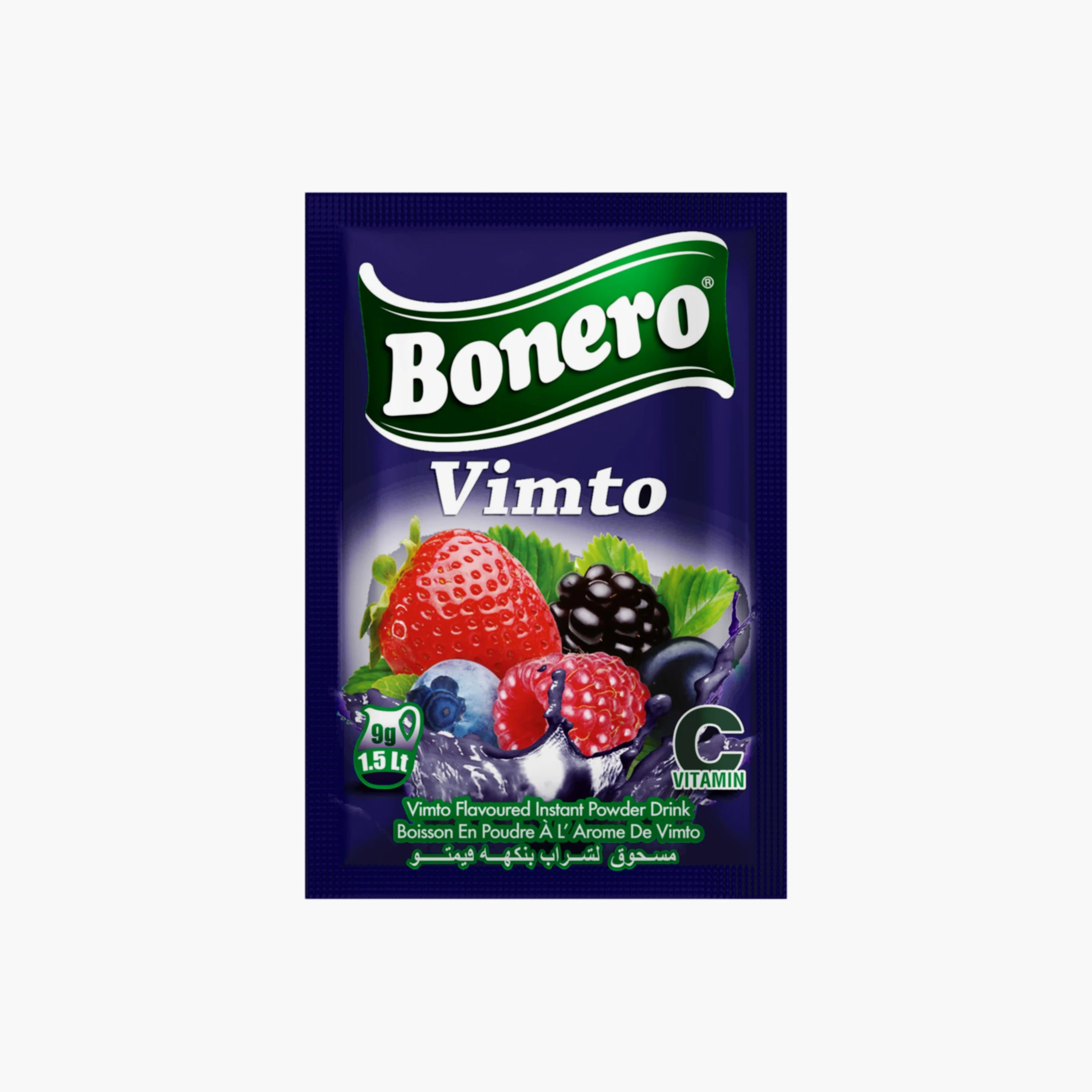 Bonero Instant juice powder drink berries flavoured in sachets manufacturer from turkey