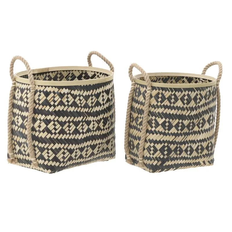  Дешевая вьетнамская плетеная бамбуковая корзина экологически чистая для пикника