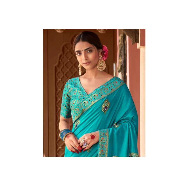 Latest Ethnic Wear Saree Wedding And Party Wear Saree For Ladies Best And High Quality Georgette Sari from India Pakistani sari