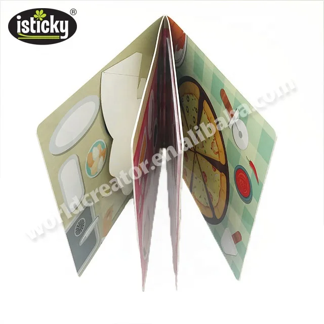 Выдвижная игрушка-книга с едой, персонализированная игровая доска