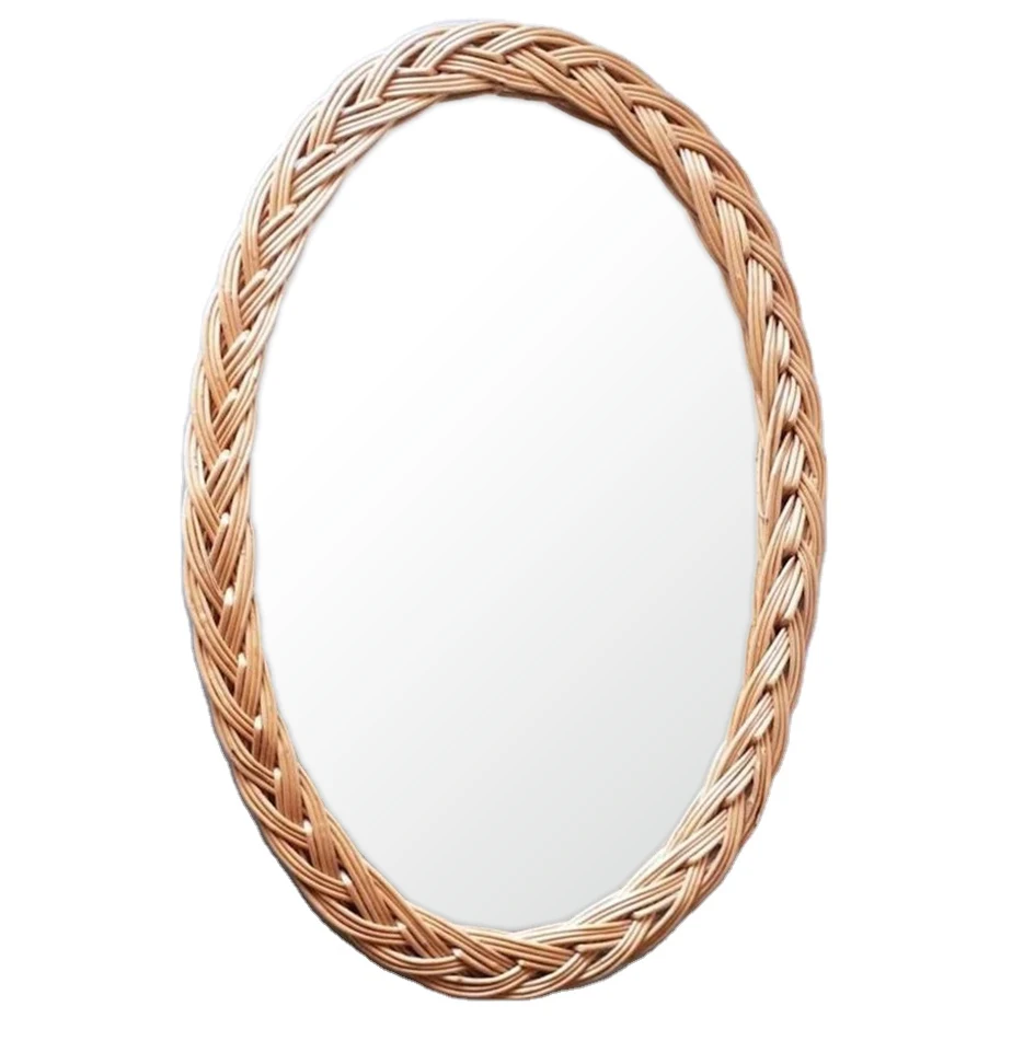  Гарантированное зеркало из ротанга гиацинта плетеное в европейском стиле для жилых помещений подарок Вьетнама