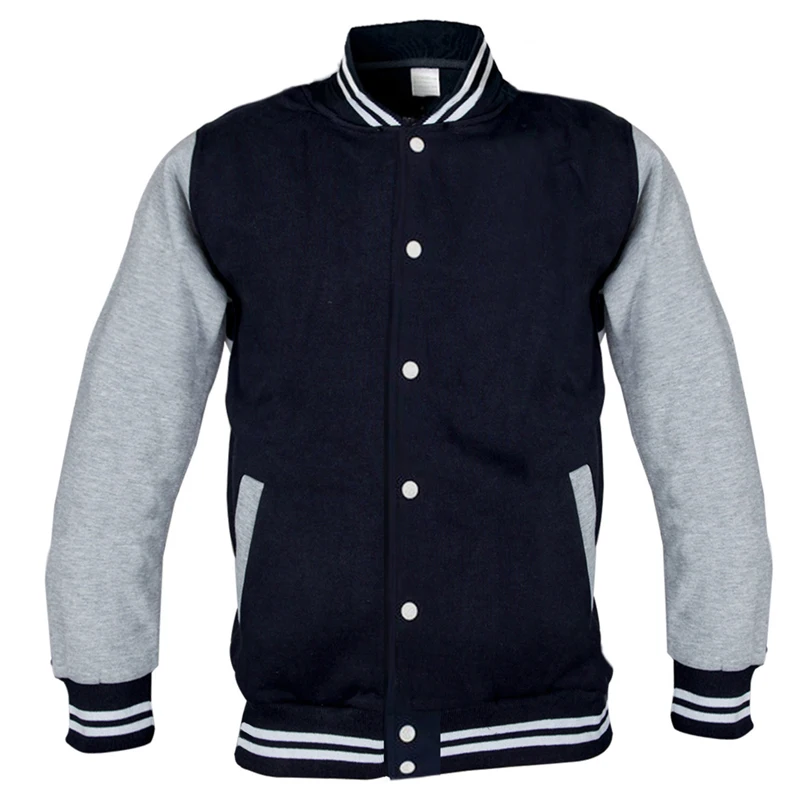 
baseball Varsity jacket for men custom logos with wool and leather sleeves / American Style wholesale schoolboy jackets 