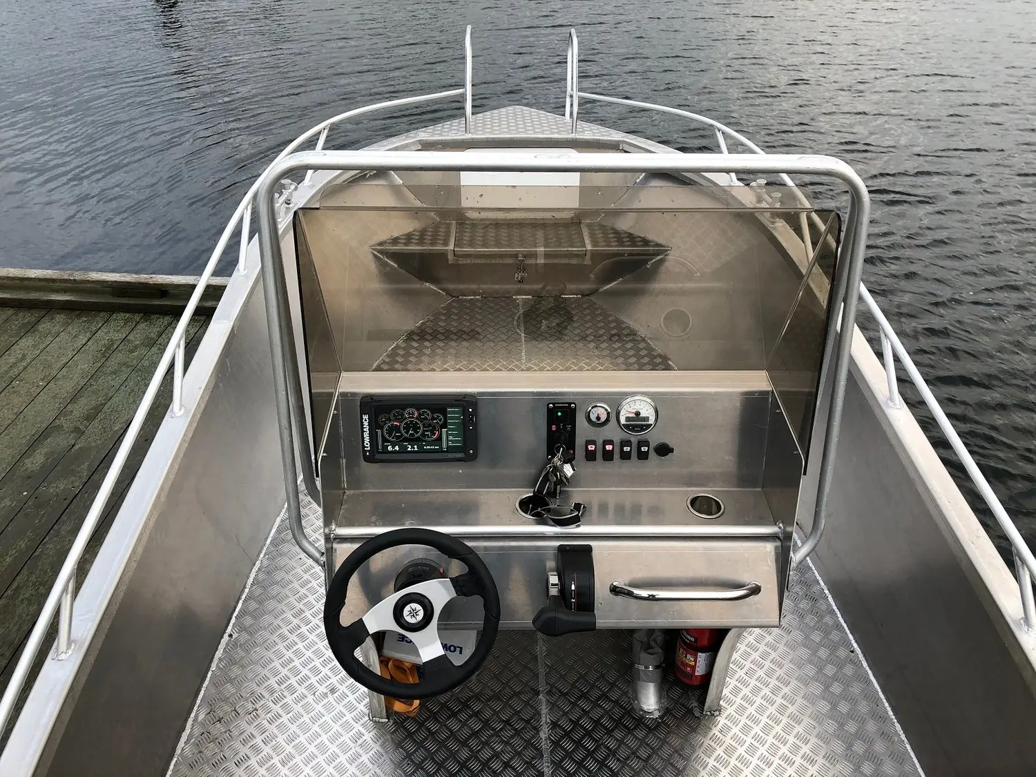 KinOcean Aluminum Centre Console Fishing Vessel Vee Hull Bast Leisure Boat Professional Work Argon Weld Since 1987