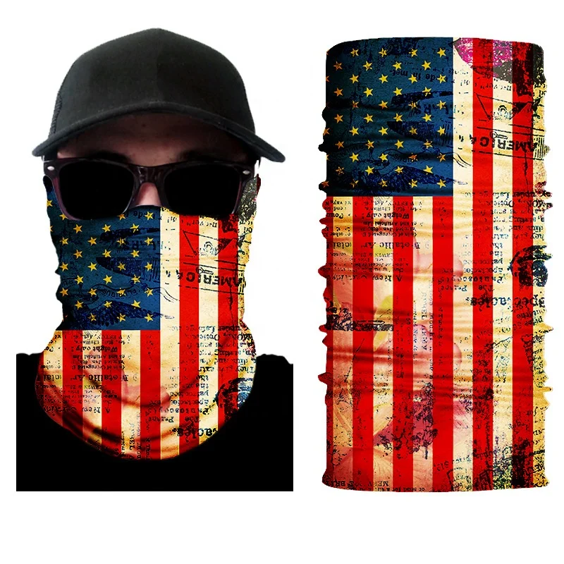 OEM 3D 25*50cm Magic Beautiful Face Mask,Bandana Sport Riding Mask,Dust Wind Neck Outside Masks