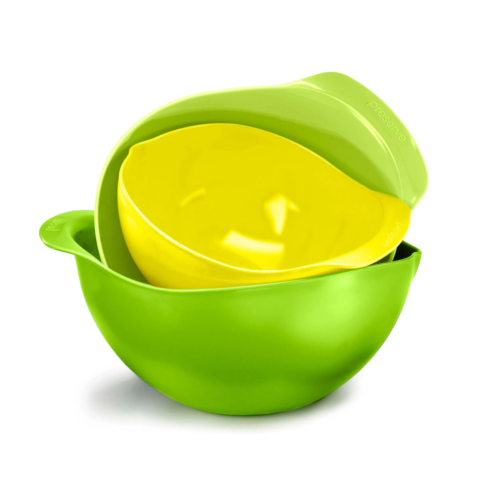 Preserve Mixing Bowls Set Green and Yellow