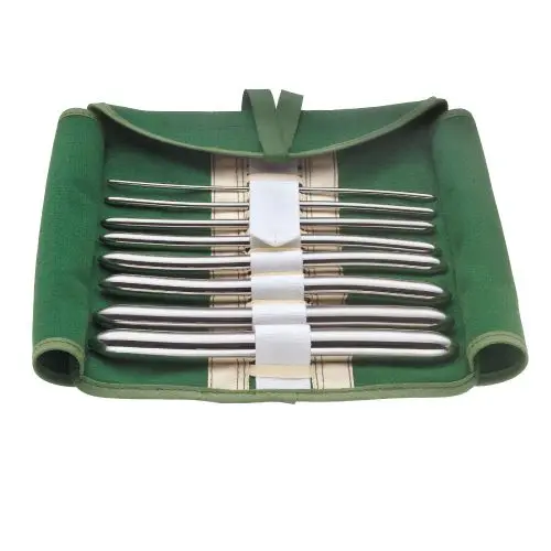 High Quality Stainless Steel 14 Pcs HEGAR DILATORS Uterine Urethral Diagnostic Instruments