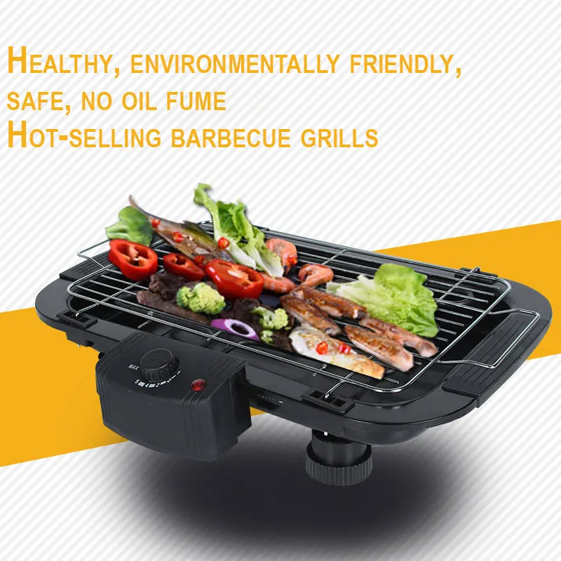 Portable Household Non Stick Iron Simple Mini Smokeless New Indoor Bbq Electric Grills