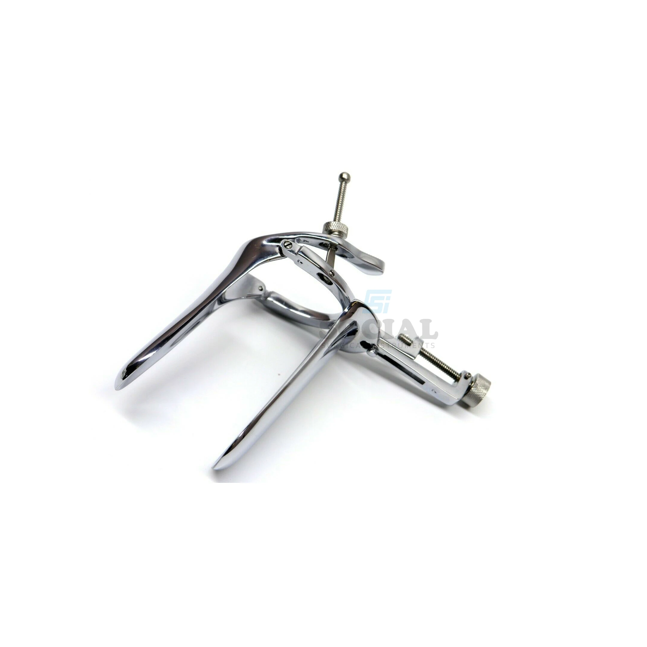 Вагинальный расширитель Sakurai небольшого размера хромированная латунь