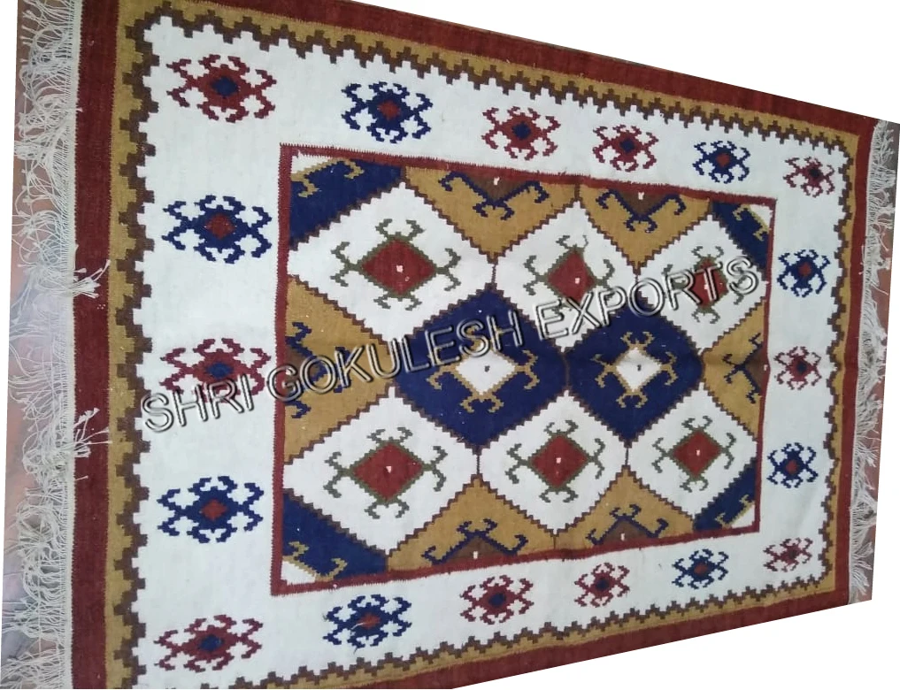 Wholesale High Quality Handmade Anti Slip Jute Kilim Designer Carpet For Floor House Decoration