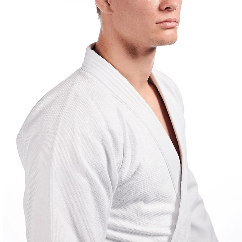 450gsm 100% Cotton Fabric Judo Kimono Double Weave White Judo Uniform Judo Gi