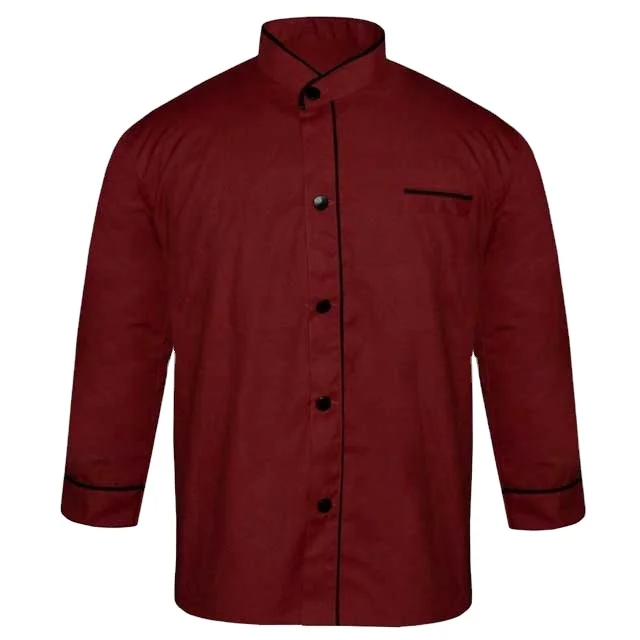 Custom Logo Kitchen Cooking Restaurant Chef Coat Cook Uniform Latest Chef Coats