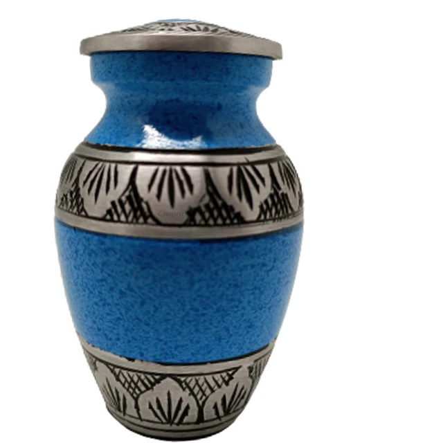 Leak Proof Movable Portable Memorial Ashes Urn Multi Colour Designer Cremation Urn For Ashes Storage Keepsake Metal Urns