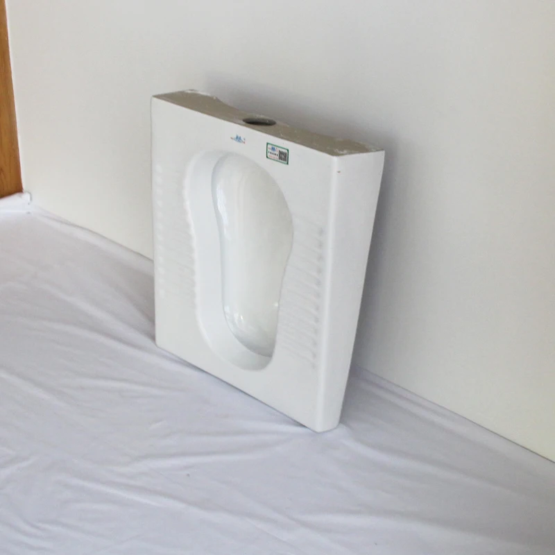 
Hot Sale Ceramic Toilet Pan One Piece Bathroom Squatting Pan for WC 
