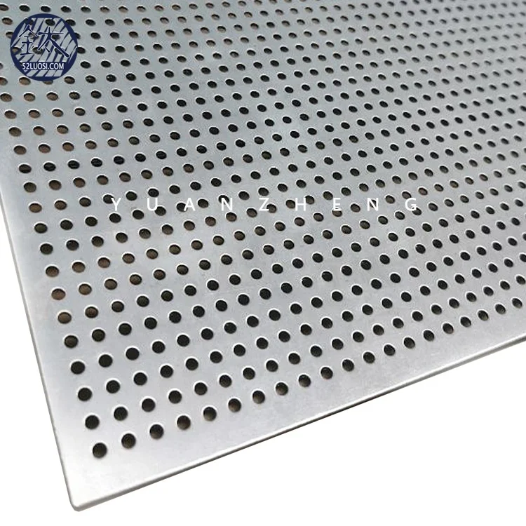 Gr2 Customized Punching Perforated Round Hole Titanium Mesh Electrode