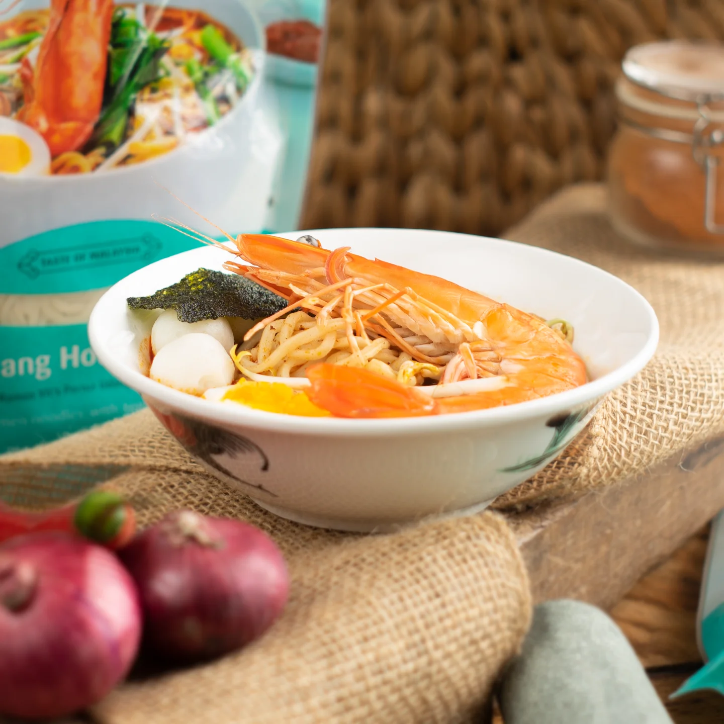 Vits instant noodle Ramen with Hokkien Flavour in Carton (Halal)