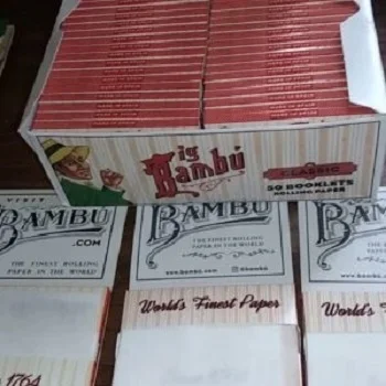 Big Bambu Papers / Bambu Rolling Paper / Premium Quality Bambu Classic  Smoking cigarette papers
