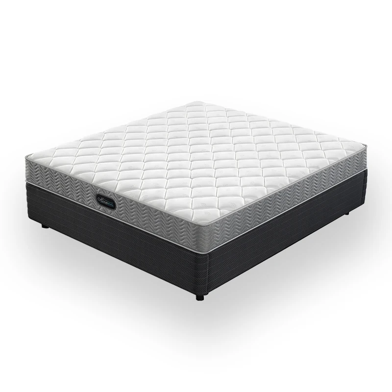 Sleep well custom compressed full size high density foam bonnel spring mattress