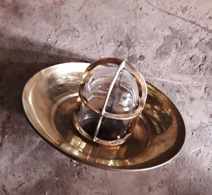 Original Brass Marine Passage Pendant Light Marine Antique Brass Passage Way Hanging Light Bangladesh Ship Yard