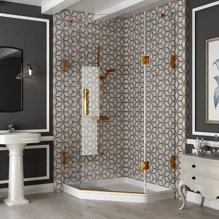 Hot sale tempered glass sliding door bathroom /shower cabin /complete shower room