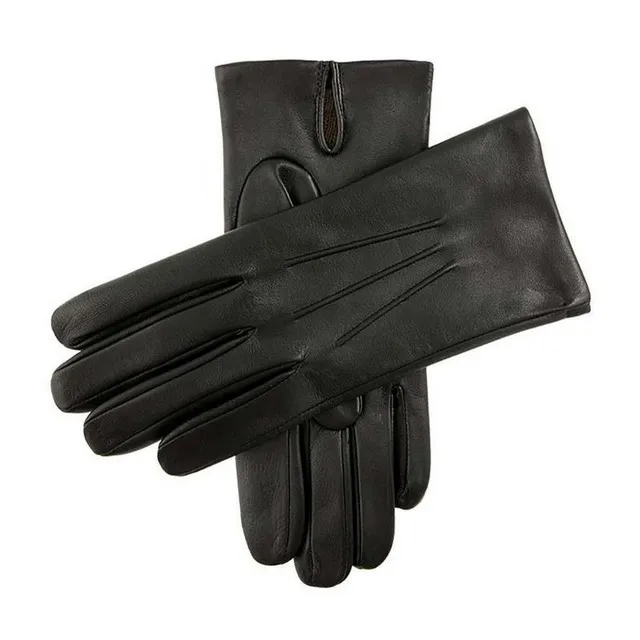Custom Sheepskin Leather Fleece Lining Gloves for Men