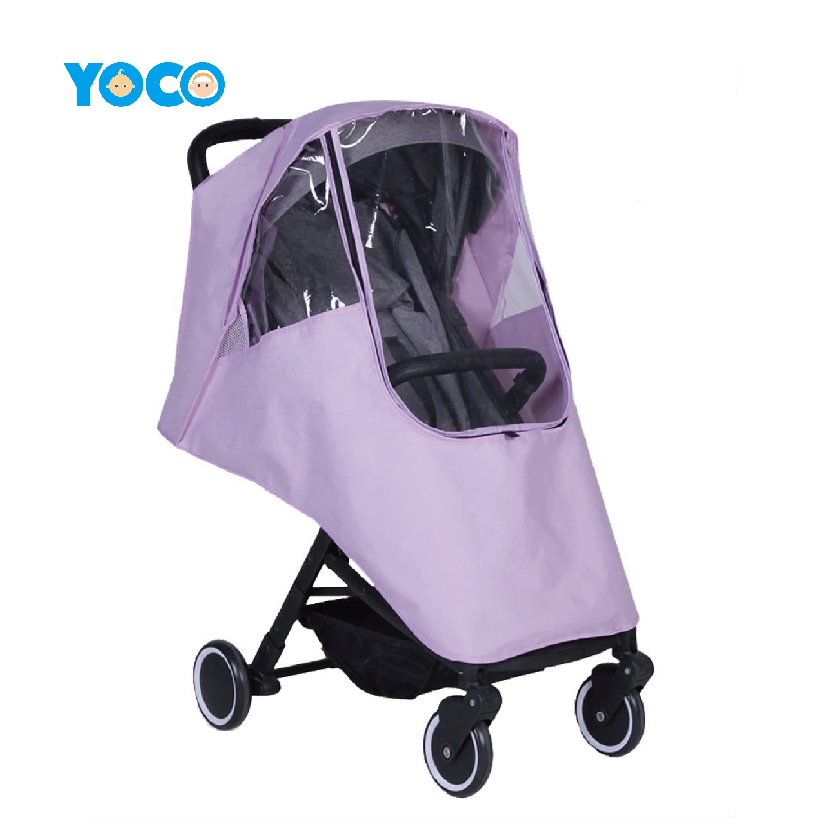 Durable Stroller Rain Cover Universal size for Baby Travel Weather Shield Windproof Waterproof Protect from Dust Snow