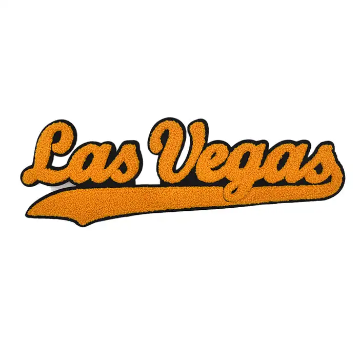 Hotsale Custom Dallas Atlanta San Francisco Las Vegas El Paso Los Angeles Indiana Compton iron on letter chenilla patch