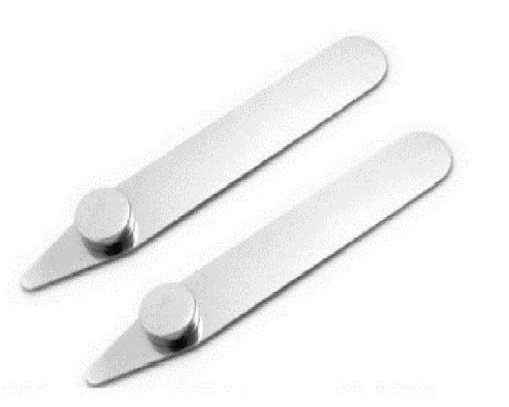 Magnetic Metal Collar Stays Various Size for Men Shirts Metal Collar Bones Inserts Stiffeners In stock, USA Based