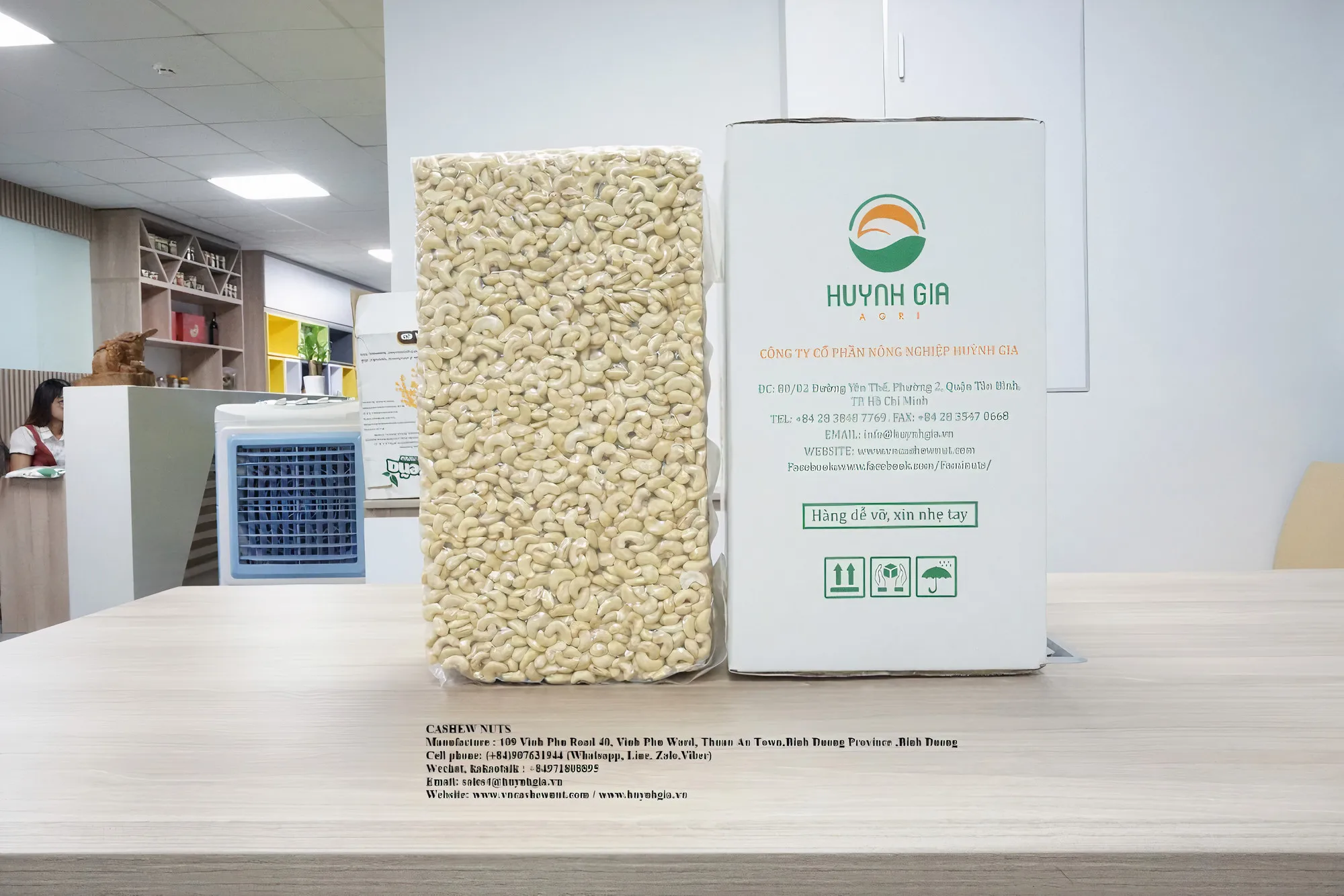 RAW CASHEW NUTS AFI STANDARD/ BROKEN CASHEW/WS LP SP BB- HUYNH GIA AGRICULTURE JOINT STOCK COMPANY