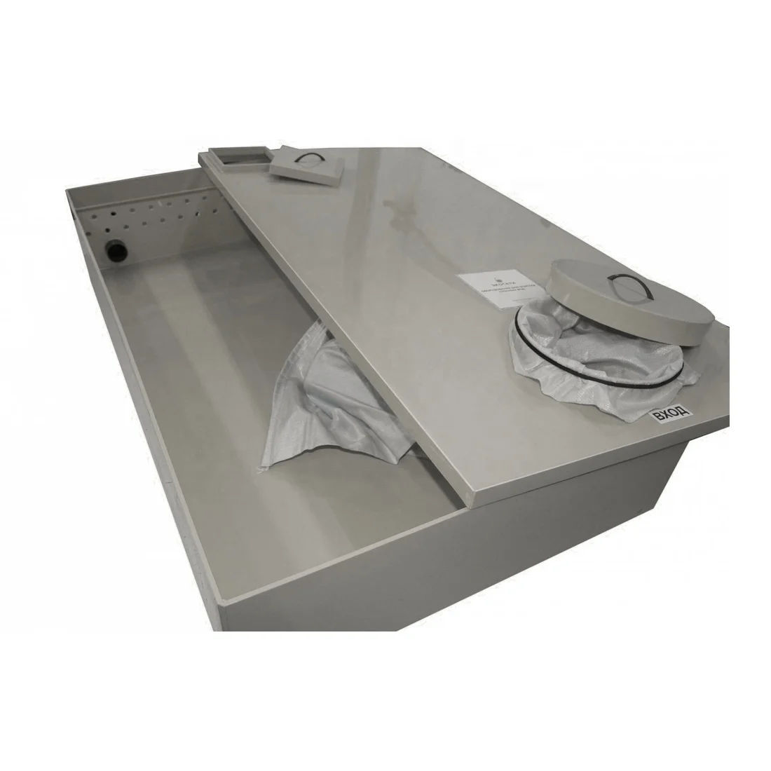 Полипропиленовая пескоструйная ловушка 1100*600*200 мм OVP 40 серии «Cleaning-PM» для очистки сточных вод