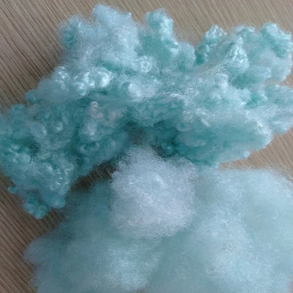 Staple Fiber for Non Woven Fabric Material HCS a Grade 100% Polyester Premium Quality Blue Hollow Recycled Viscose Staple Fibre