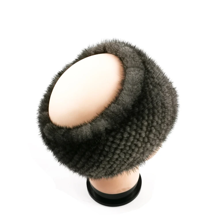 Winter New Style Fashion Knit Mink Fur Scarf Women