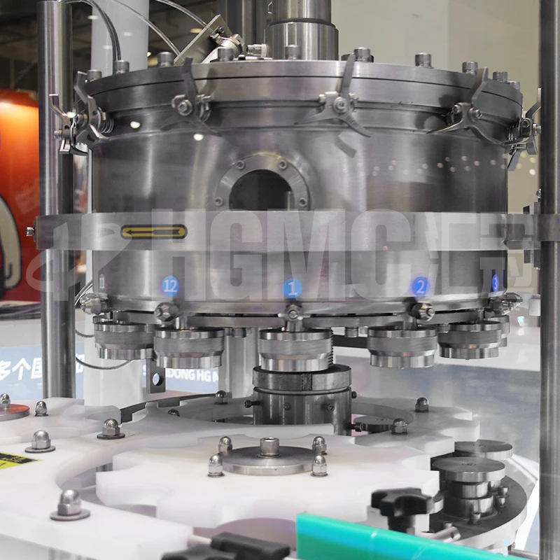 Full Automatic Beer Juice Cola Soda Water Aluminum Can Filling Sealing Machine