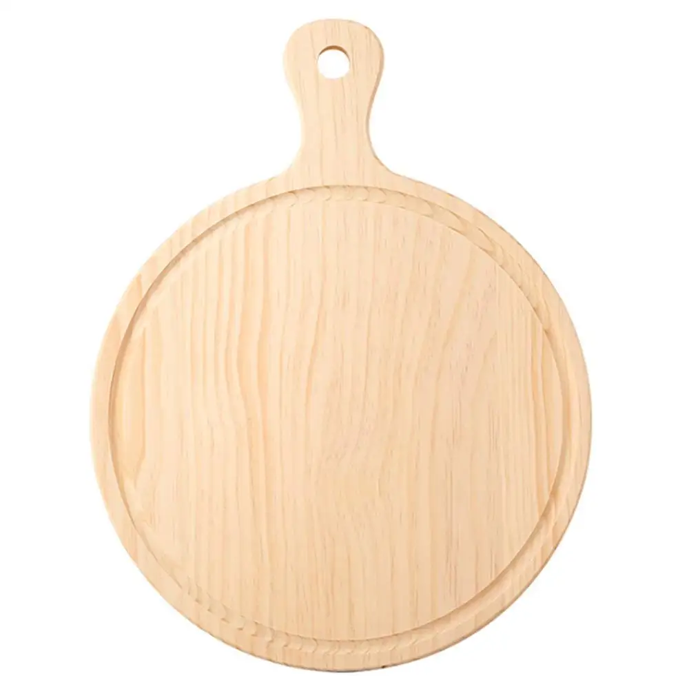 Traditional Luxury Natural Wooden Pizza Peel Set For Home Made Pizza Bread Baking Size 12 Inch Pizza Premium Quality