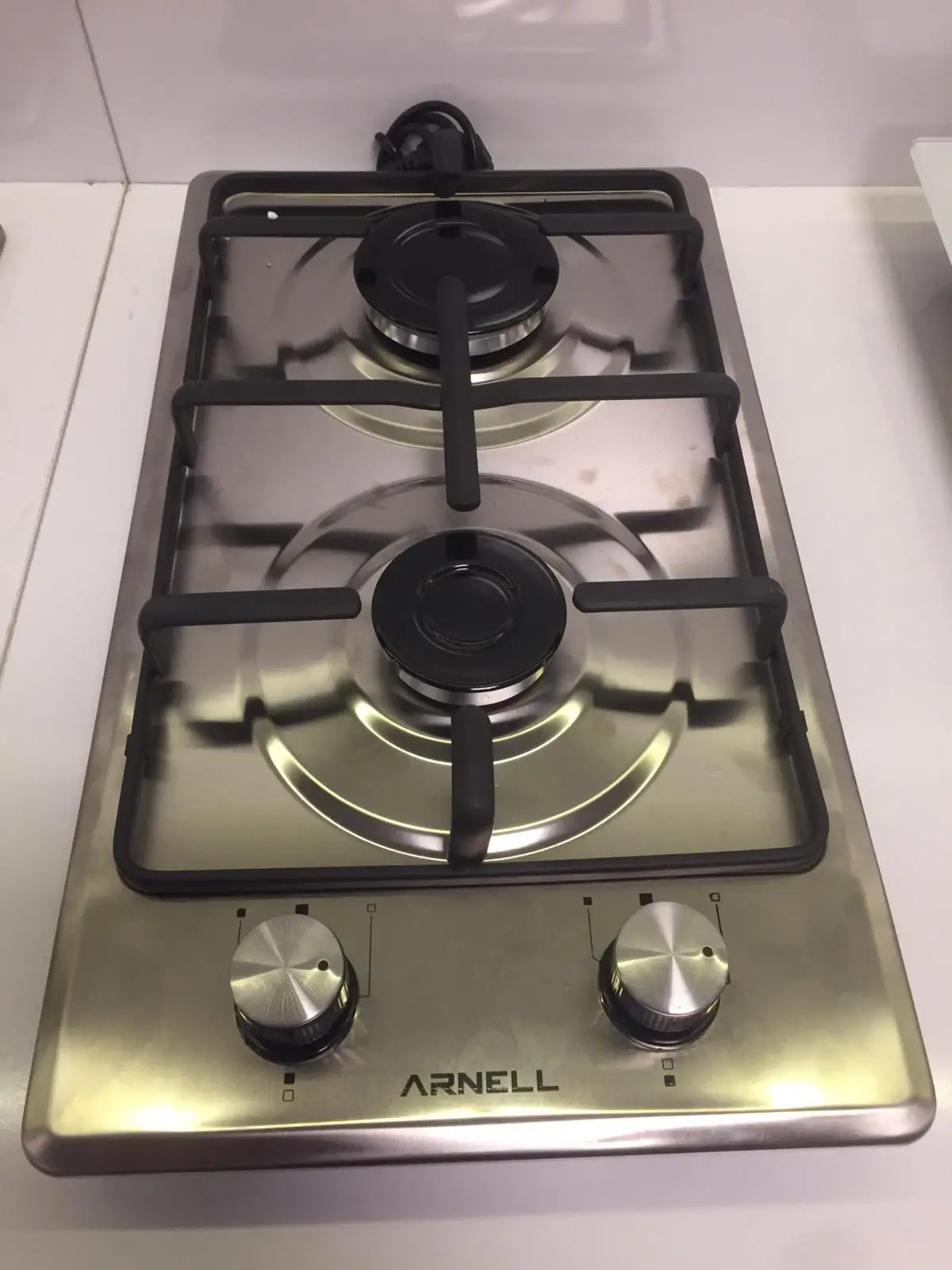 Built-In 2 Gas Burner Inox