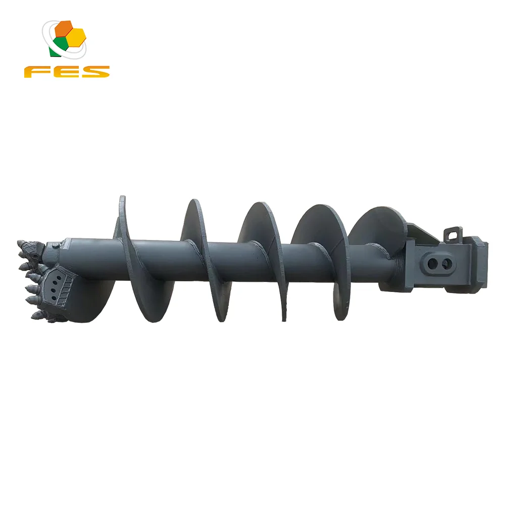 Excellent quality foundation drilling flight augers double cut single cut for rock and clay with factory price