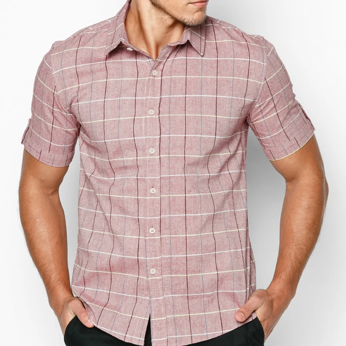 
Мужская рубашка из 100% полиэстера с круглым вырезом и принтом из Вьетнама 