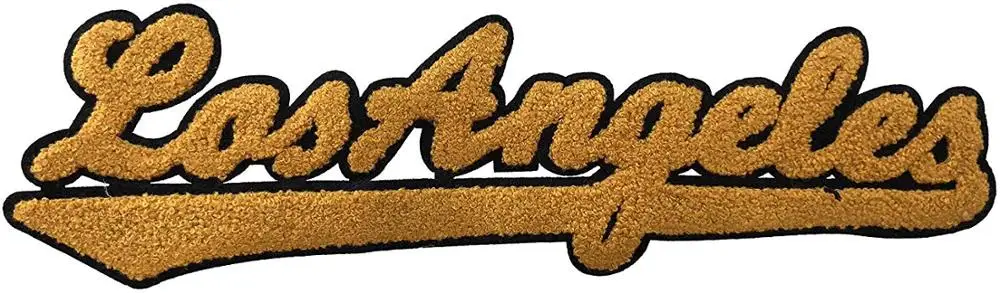 Embroidery Patch Stitched Border Iron-on for Clothing Wholesale High Quality Embroidery Patches Customized