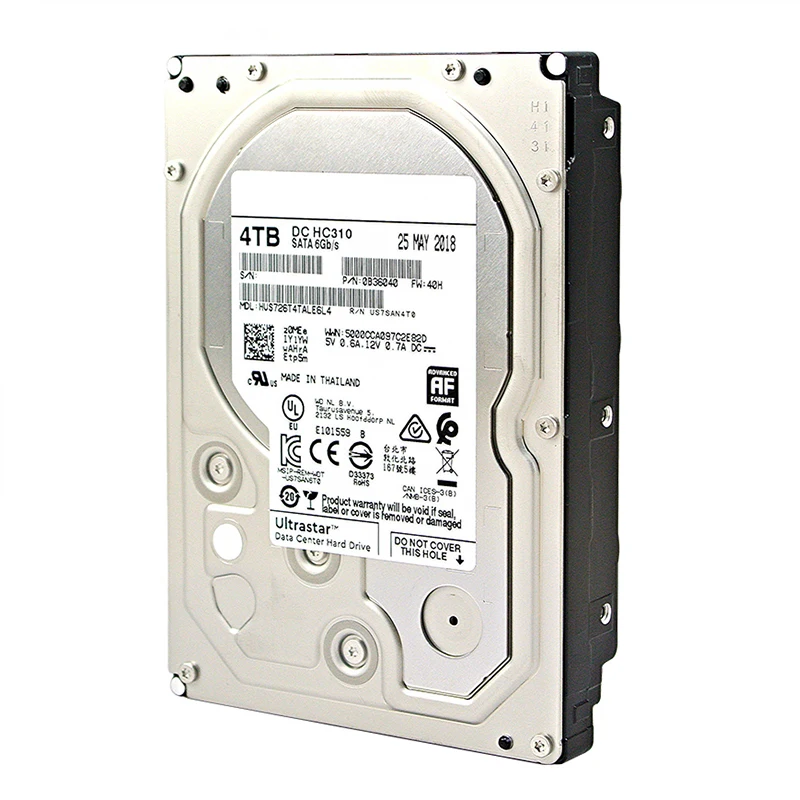 Ultrastar HUS726T4TALE6L4 4 ТБ Western цифры на жестком диске HDD 7200 об/мин 512e SATA 6 ГБ/сек. 3 5 дюйма внутренний hardriv для сервера NAS ПК