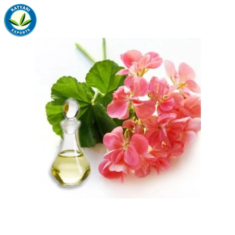 OEM Manufacturer Best Quality 100% Pure Organic Natural Geranium Flower Essential Oil from India