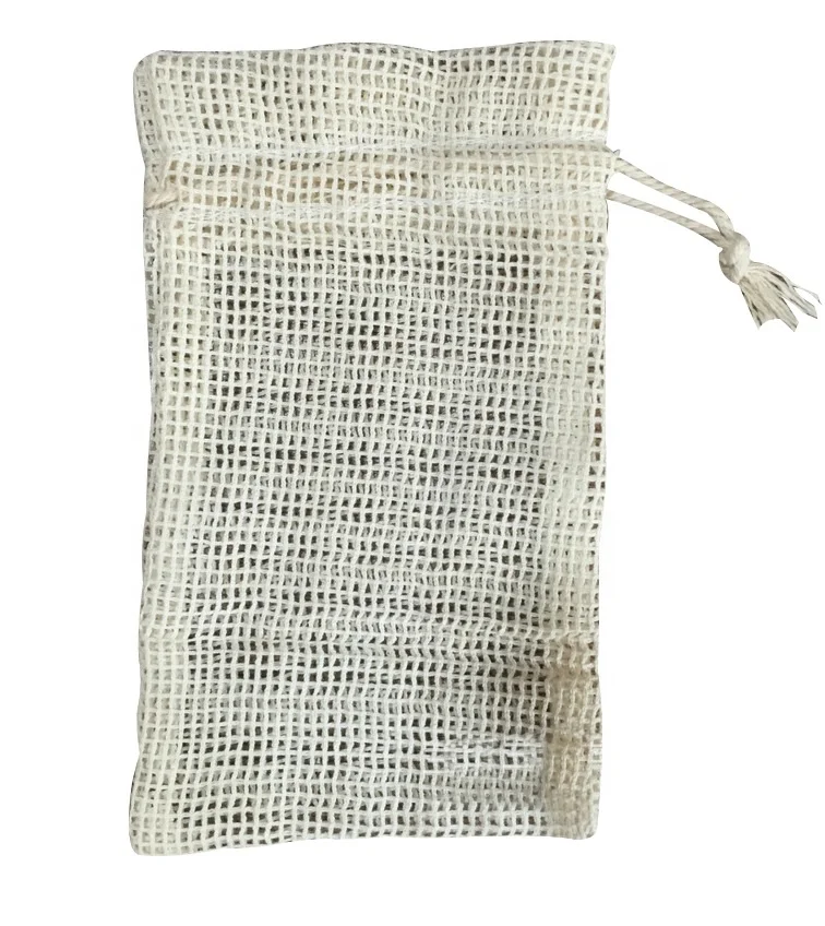 Small Drawstring Mesh Bags   Muslin Mesh Bag  Logo Print Mesh Pouch