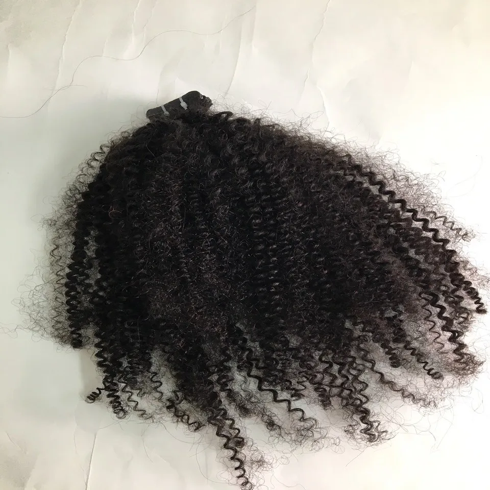 HOT!!! Natural kinky curly tape hair extension from Vietnamhair