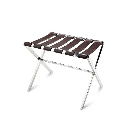 Iron Luggage Rack With Shoe Stand