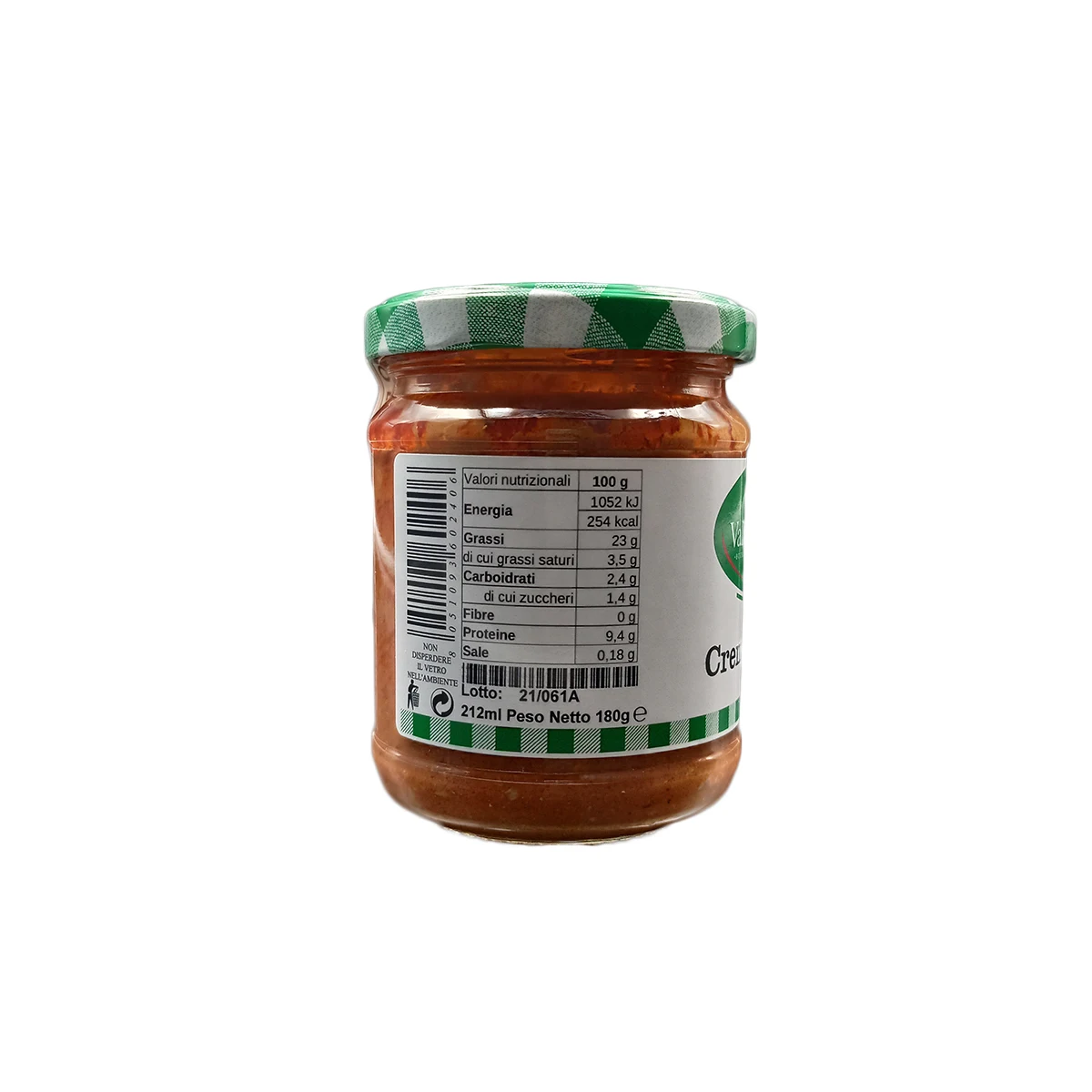 Anchovy Cream | Calabrian specialty spread with anchovies and hot pepper in olive oil | 180 gr
