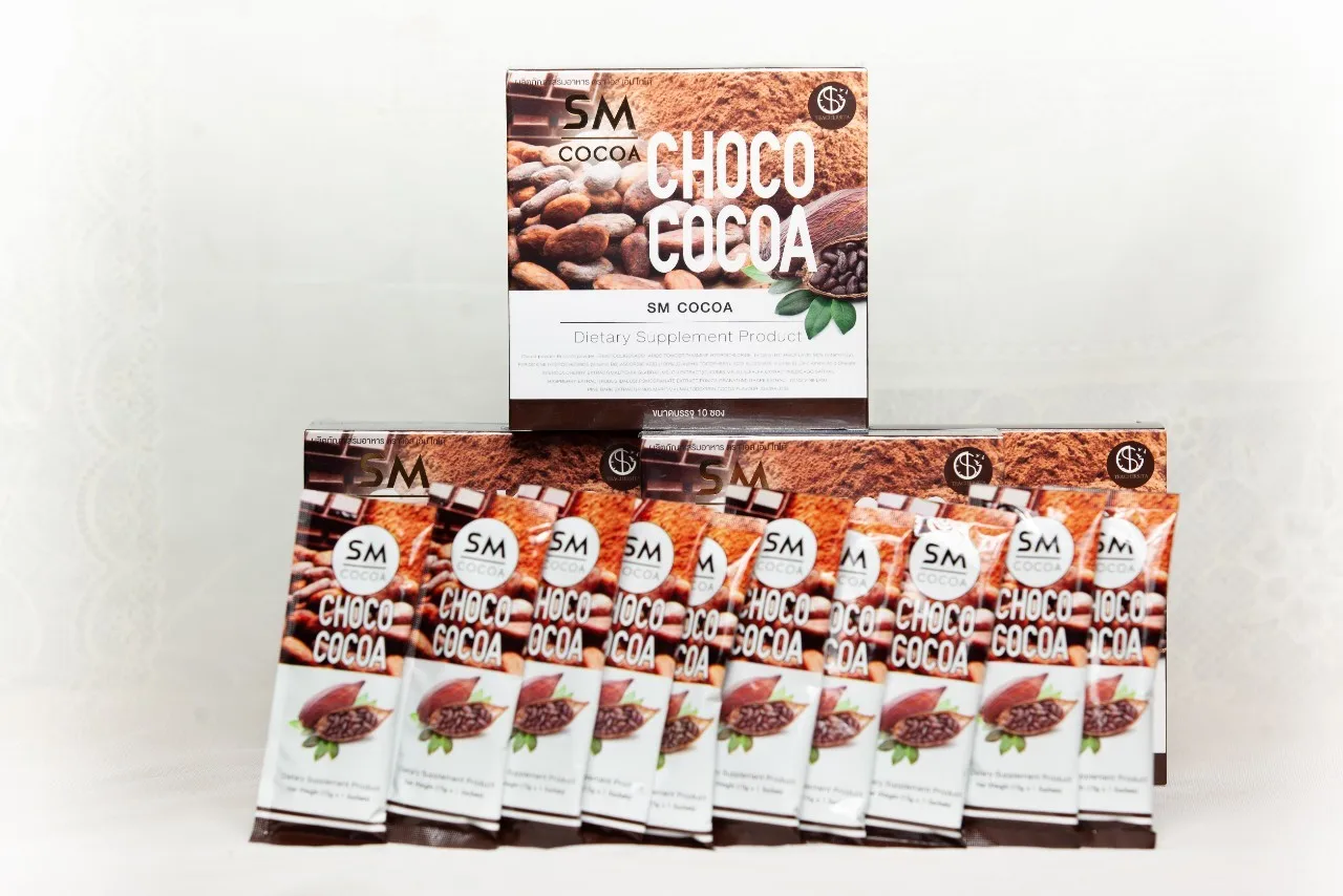 
SM CHOCO Premium Slimming Cocoa Powder Supplement for Weight Loss 