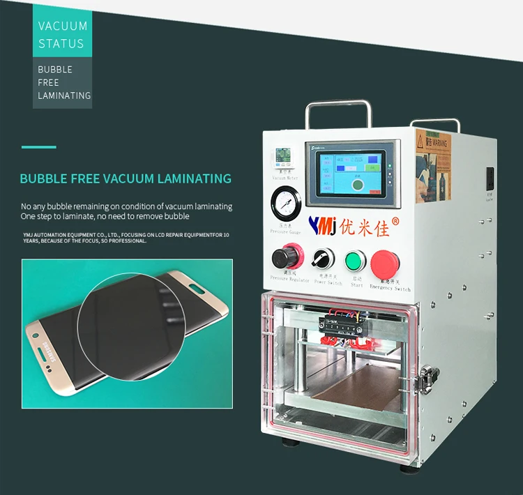 YMJ Automatic Mobile Repairing Machine for lcd repair