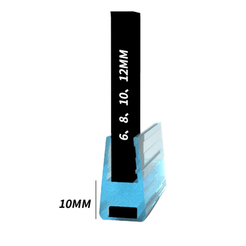 Душевая кабина душевая фурнитура стеклянные дверные уплотнения с магнитной водонепроницаемой стеклянной дверью на 180 градусов зажимное Стекло 6 8 10 12 мм