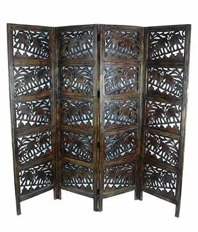 Деревянная перегородка | Комнатные перегородки Деревянные разделители для гостиной