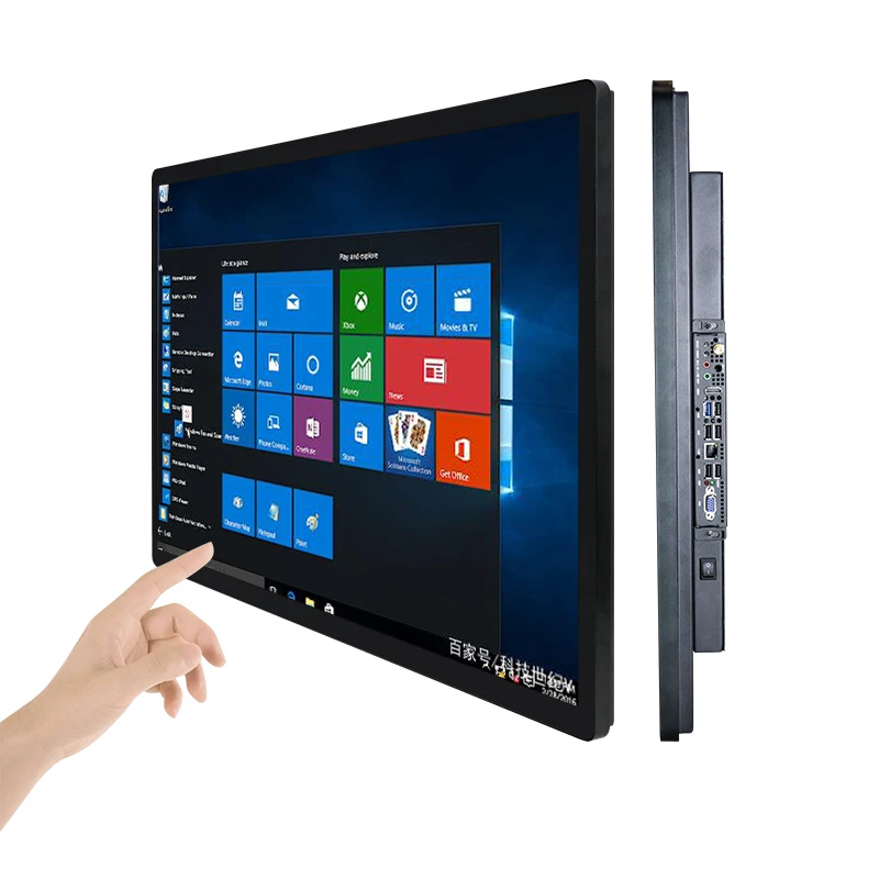 Win10 Wall Mount LED Core I3 I5 I7 PCAP 42inch HD Touch Screen All Computer LCD SSD Win 10 Intel 4GB Free Drive 10 Points