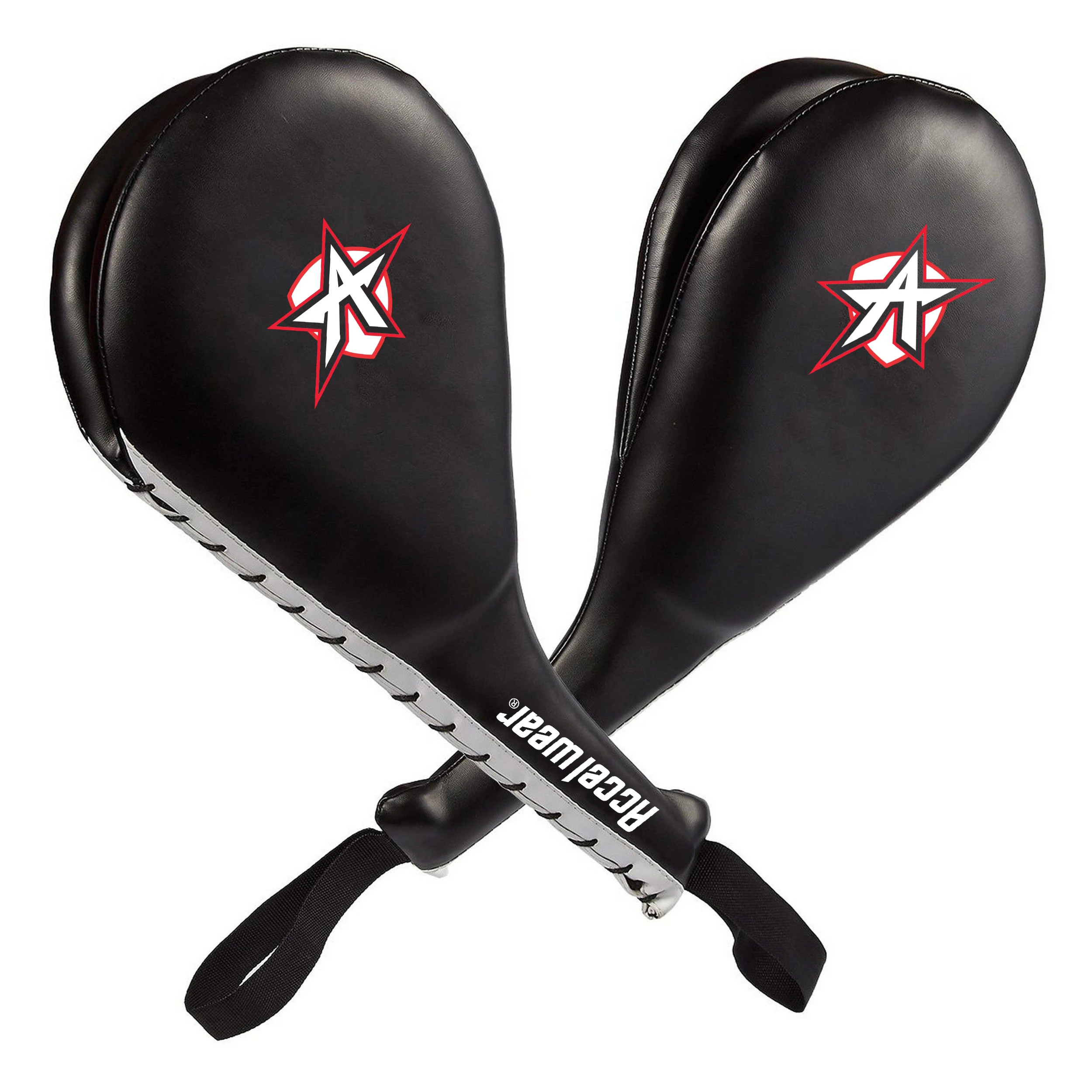 Taekwondo Double Kicking Clapper For Target Boxing Pu Leather Striking Pads Martial Arts Kicking Pads
